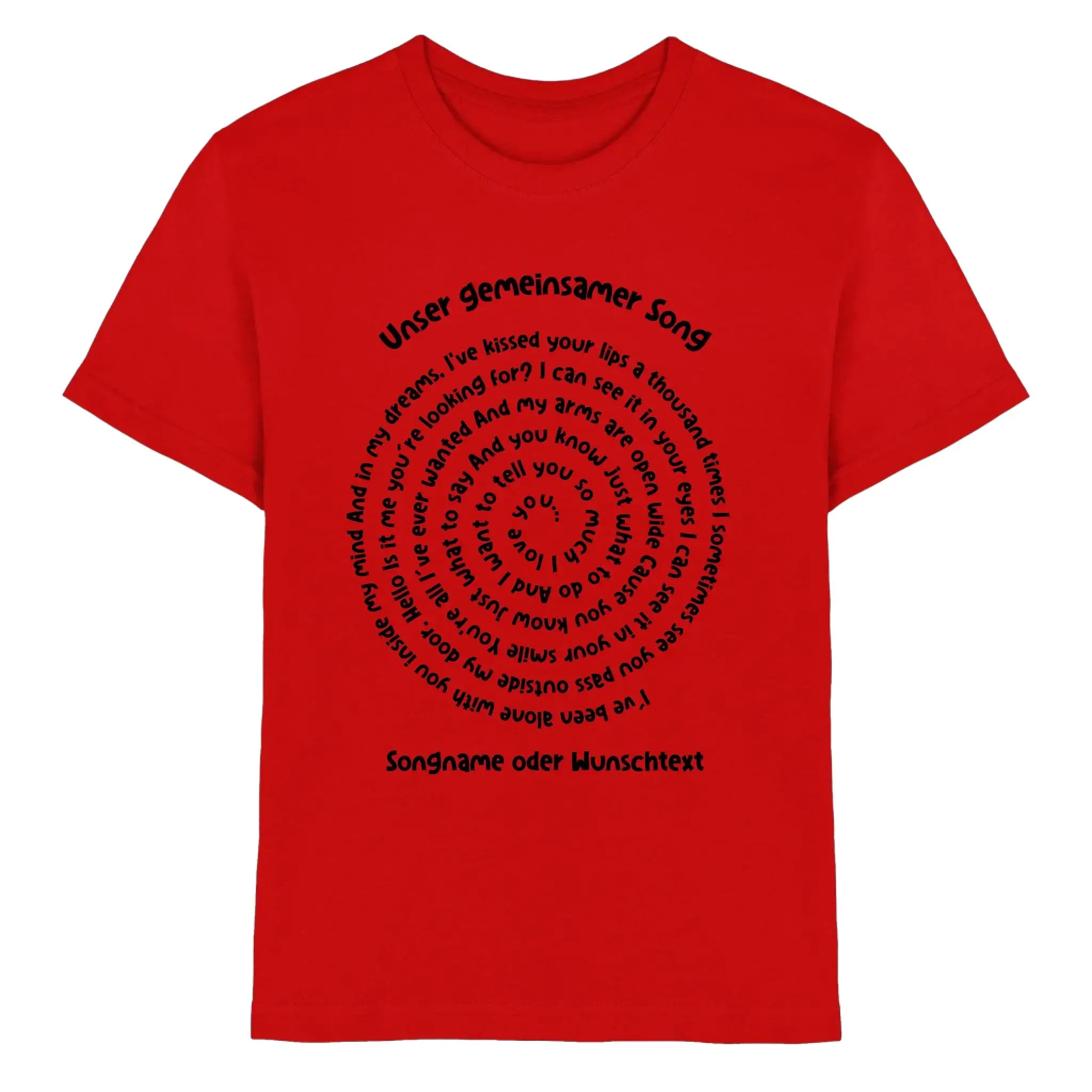 Spotify-Motiv 1 • mehrere Artikel • ’Statement-Collection’ • Wunschtext • Mein Motiv • Spiraltext - Premium Kinder