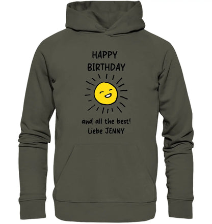 Spotify-Motiv 3 • mehrere Artikel • ’Statement-Collection’ • Wunschtext • Mein Motiv - Unisex Hoodie • Bio Premium Plus