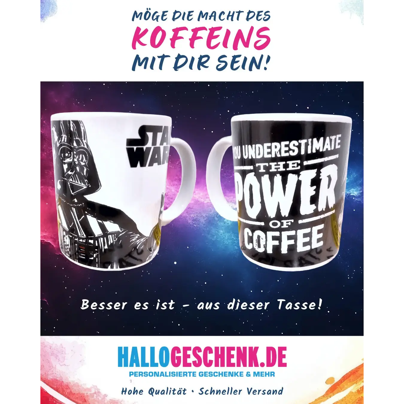 Star Wars Tasse • Darth Vader • Coffee • Kaffee • offizielles Lizenzprodukt