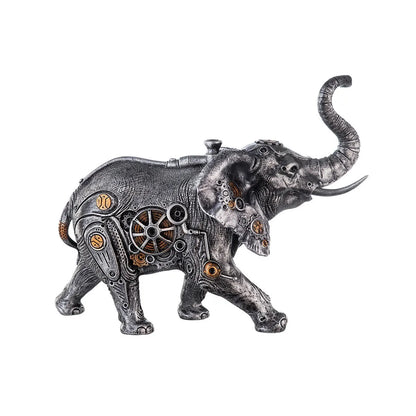 Steampunk • Futuristischer Elefant • Skulptur • Wohndeko von HalloGeschenk.de