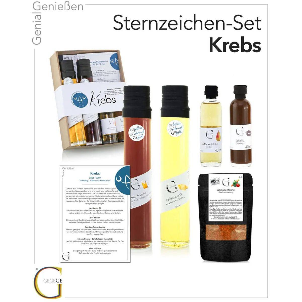 Sternzeichen-Set • Krebs • Geschenkbox