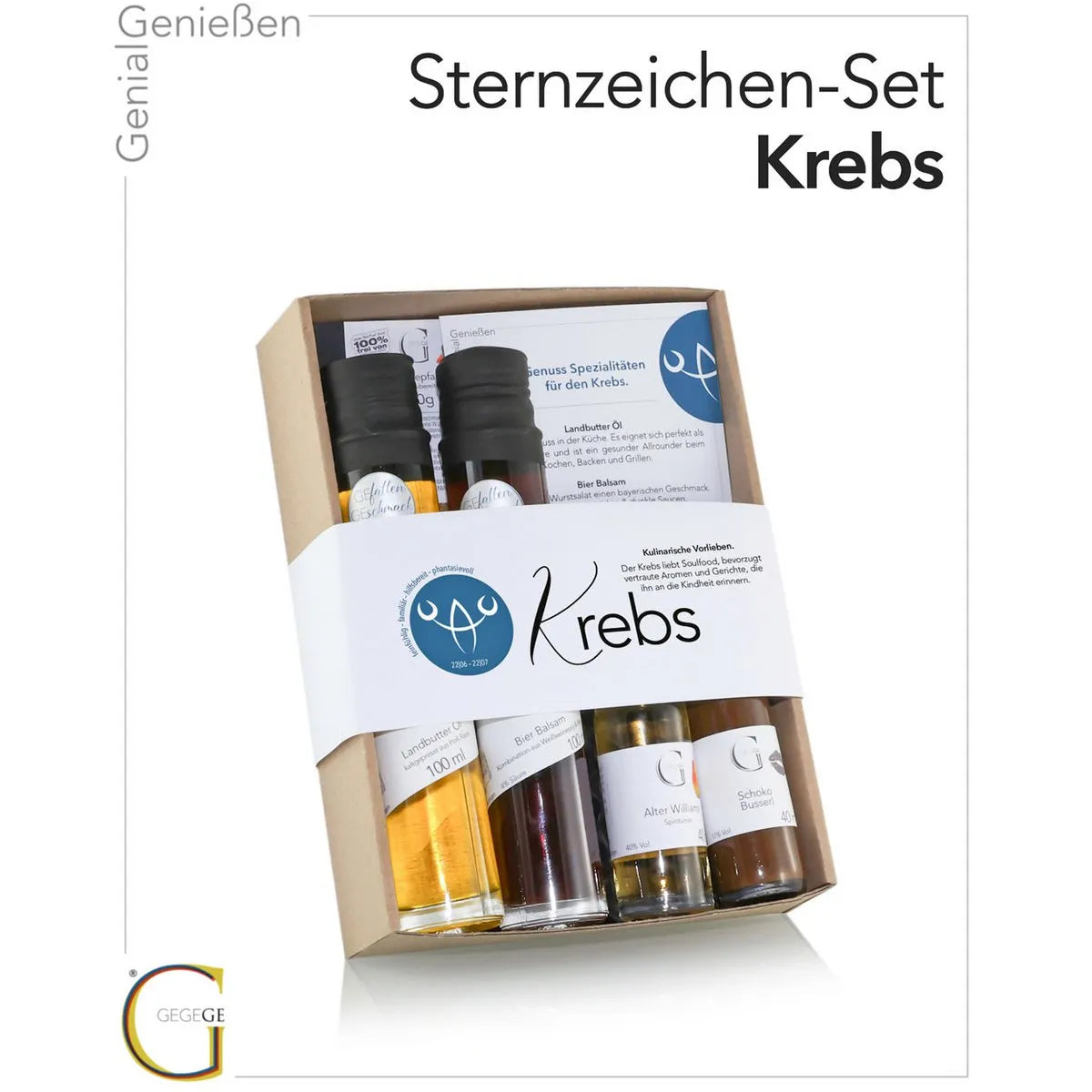 Sternzeichen-Set • Krebs • Geschenkbox