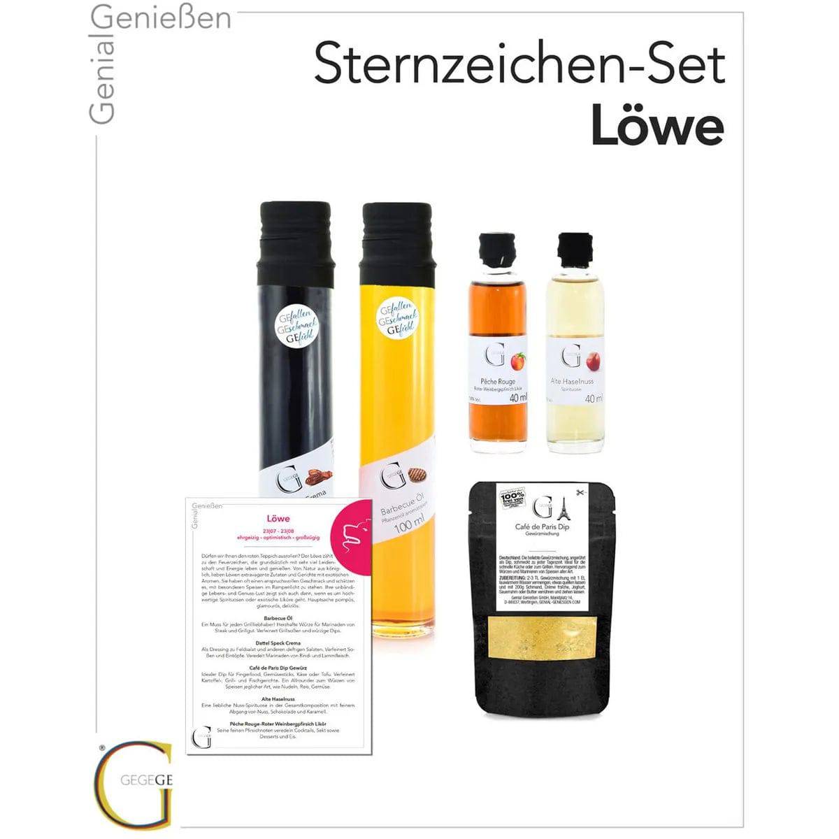 Sternzeichen-Set • Löwe • Geschenkbox