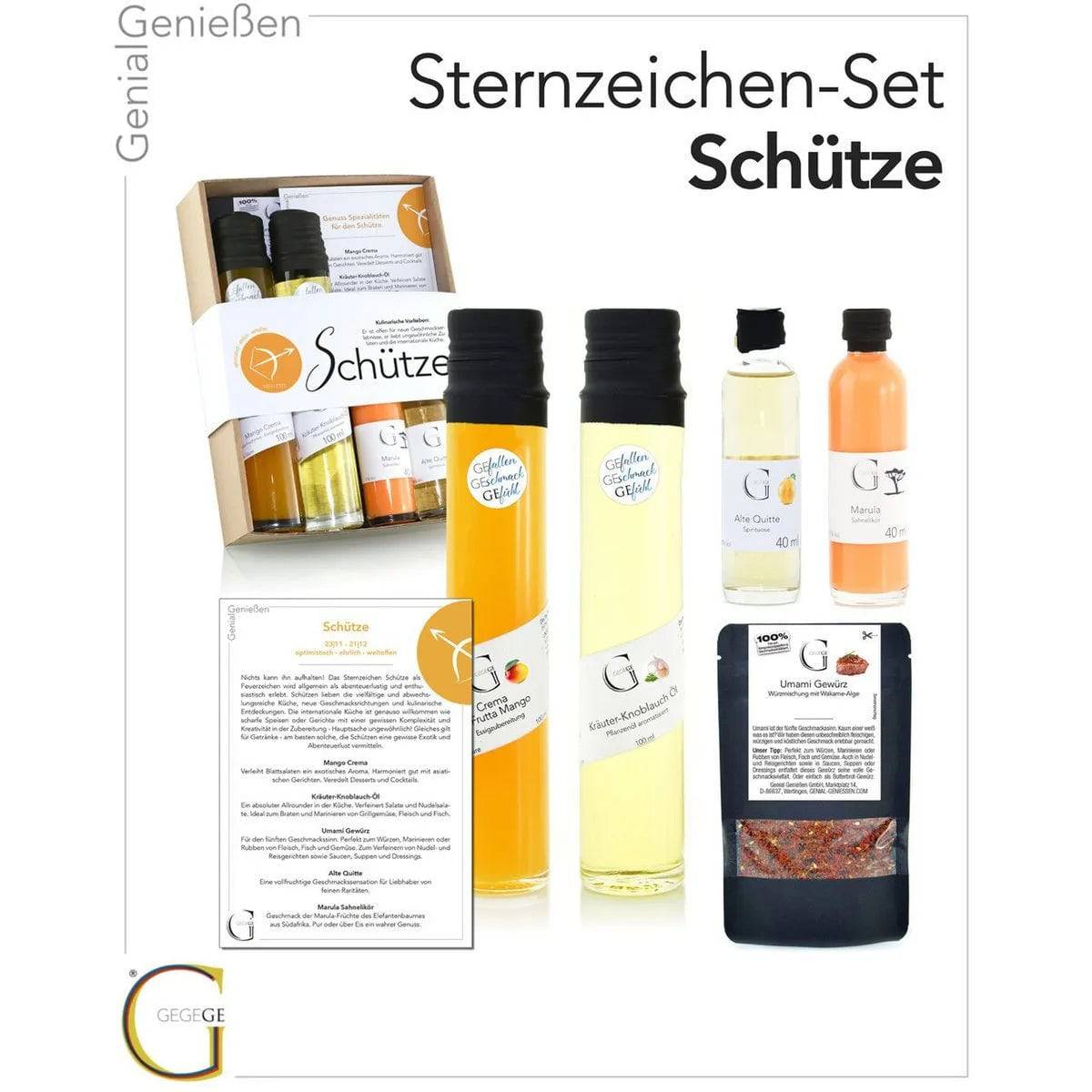 Sternzeichen-Set • Schütze • Geschenkbox