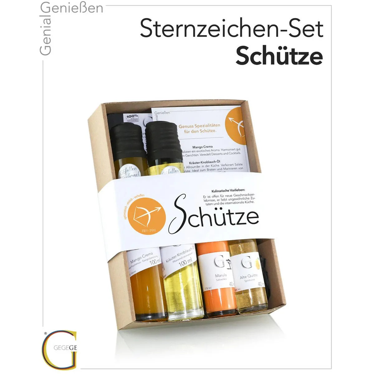 Sternzeichen-Set • Schütze • Geschenkbox