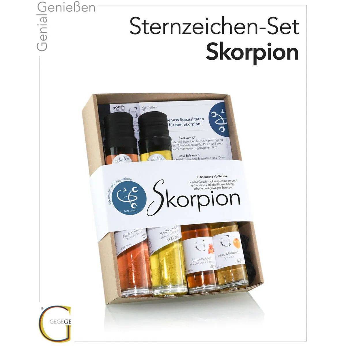 Sternzeichen-Set • Skorpion • Geschenkbox