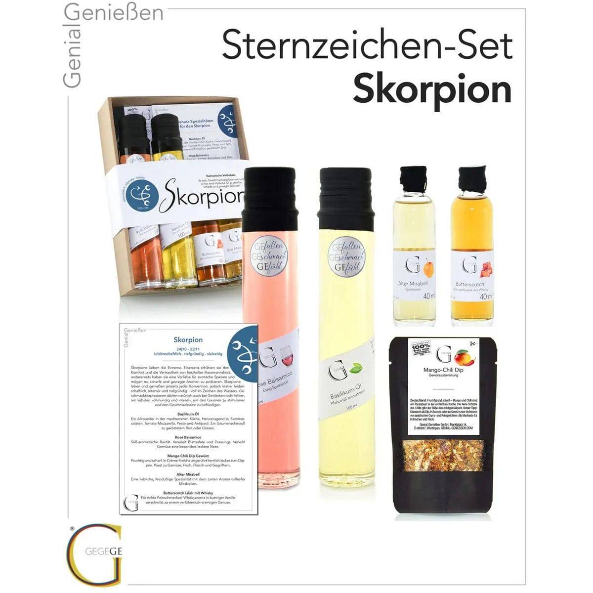 Sternzeichen-Set • Skorpion • Geschenkbox