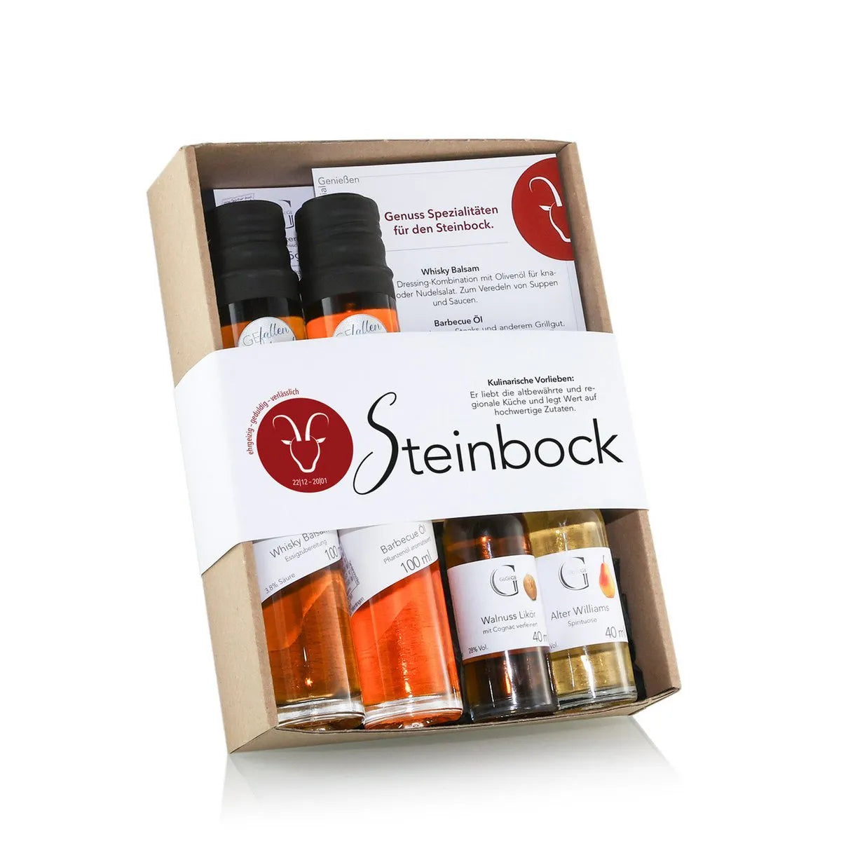 Sternzeichen - Set • Steinbock • Geschenkbox von HalloGeschenk.de