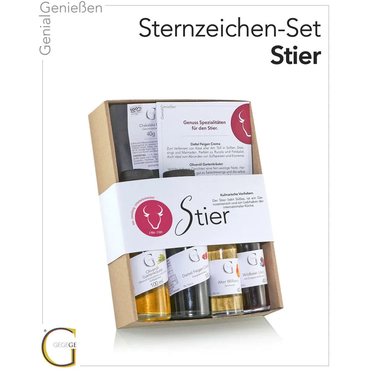 Sternzeichen-Set • Stier • Geschenkbox