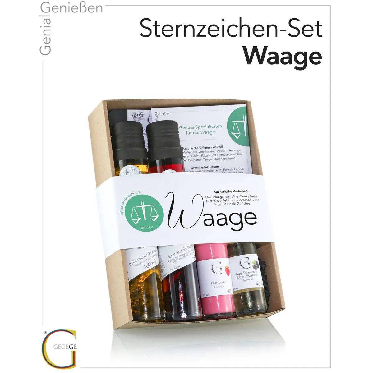 Sternzeichen-Set • Waage • Geschenkbox