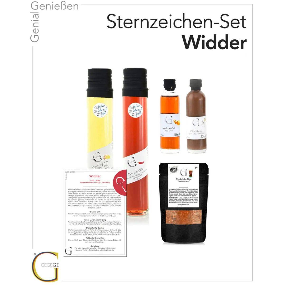 Sternzeichen-Set • Widder • Geschenkbox