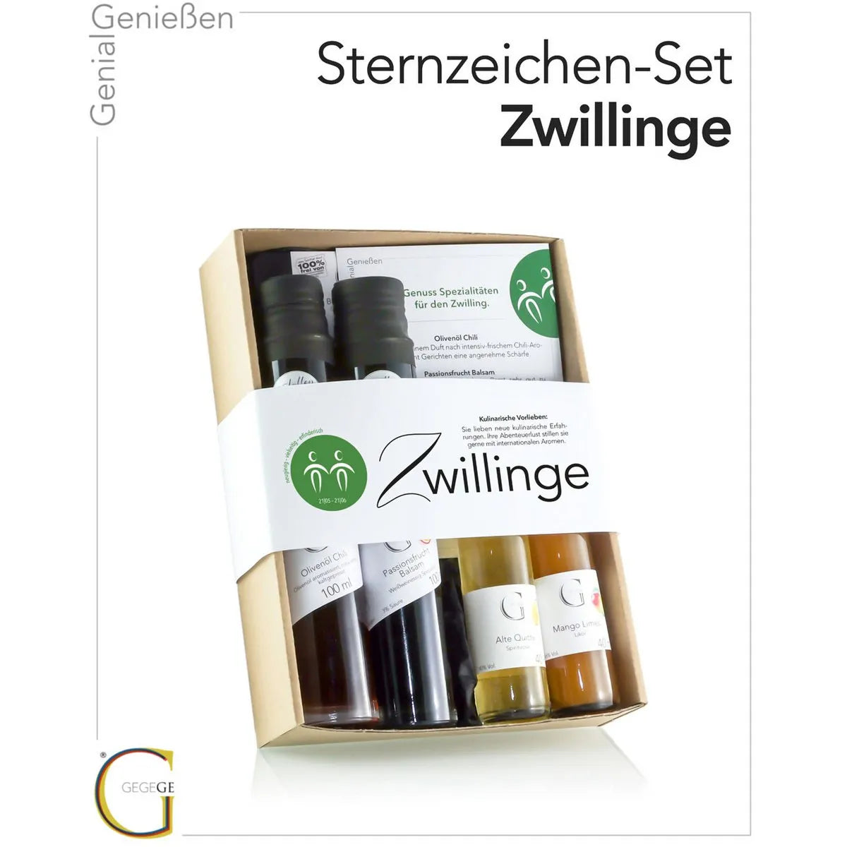 Sternzeichen-Set • Zwillinge • Geschenkbox