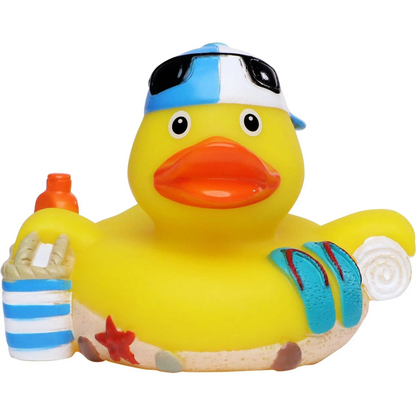 Strand • Beach • Sommer • Sonne • Urlaub • Quietsche-Ente / Badeente
