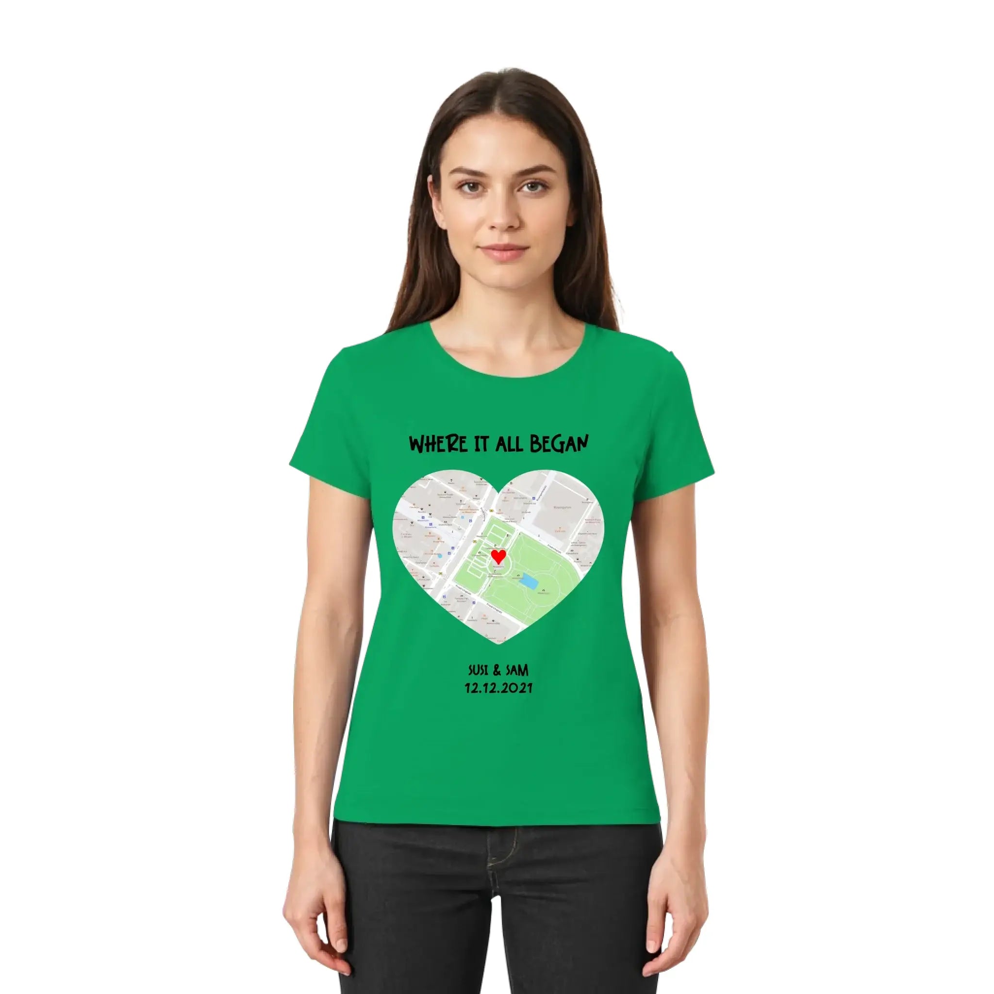 Straßenkarte Herz • mehrere Artikel • ’Statement-Collection’ • Wunschtext • Mein Motiv - personalisierbare Motive