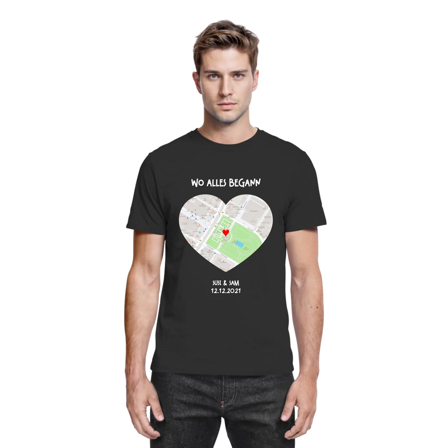 Straßenkarte Herz • mehrere Artikel • ’Statement-Collection’ • Wunschtext • Mein Motiv - personalisierbare Motive