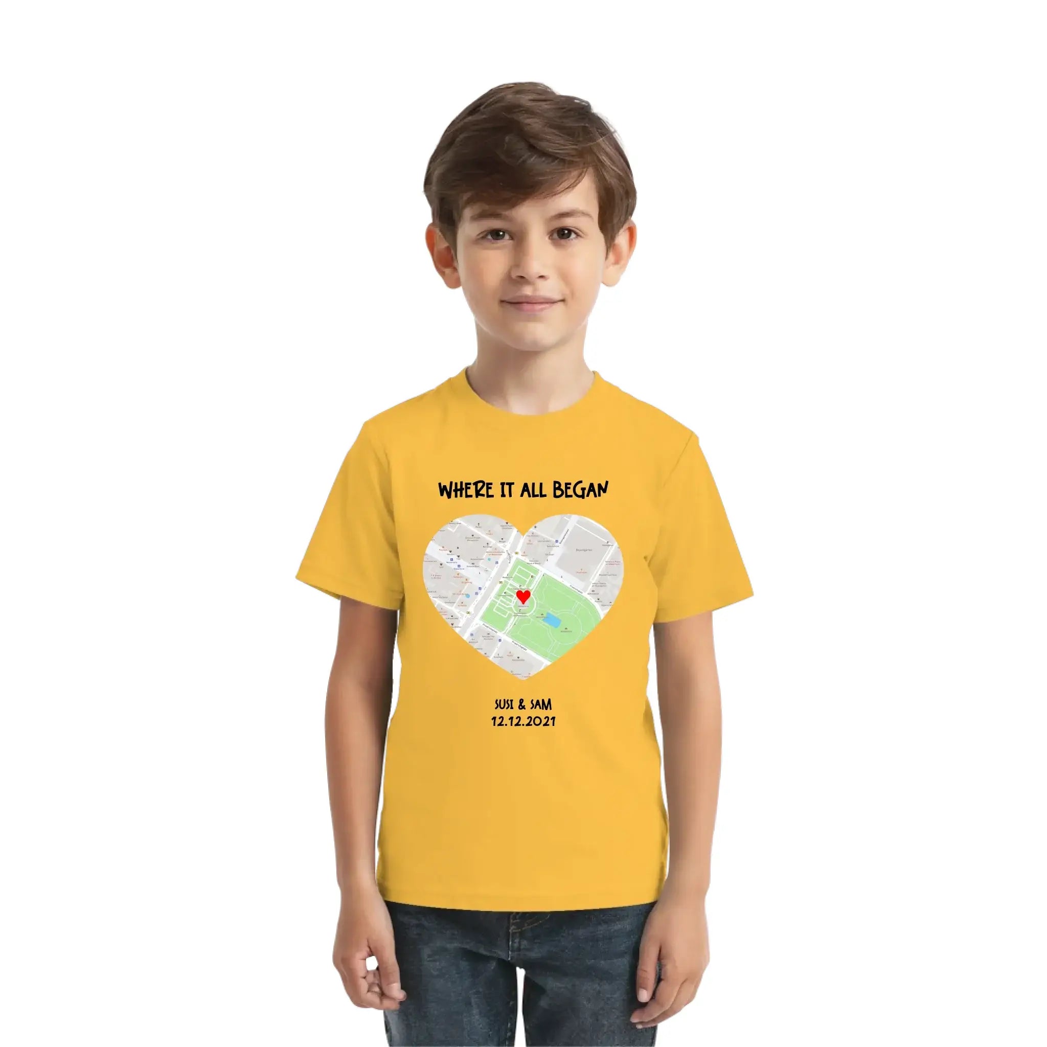 Straßenkarte Herz • mehrere Artikel • ’Statement-Collection’ • Wunschtext • Mein Motiv - personalisierbare Motive