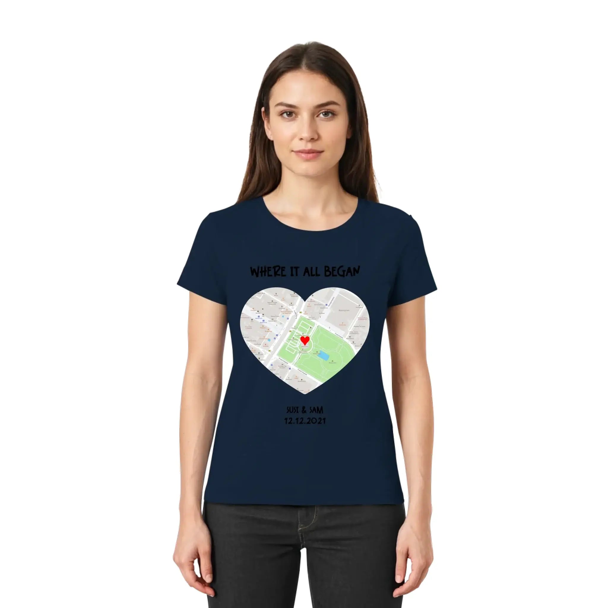 Straßenkarte Herz • mehrere Artikel • ’Statement-Collection’ • Wunschtext • Mein Motiv - personalisierbare Motive