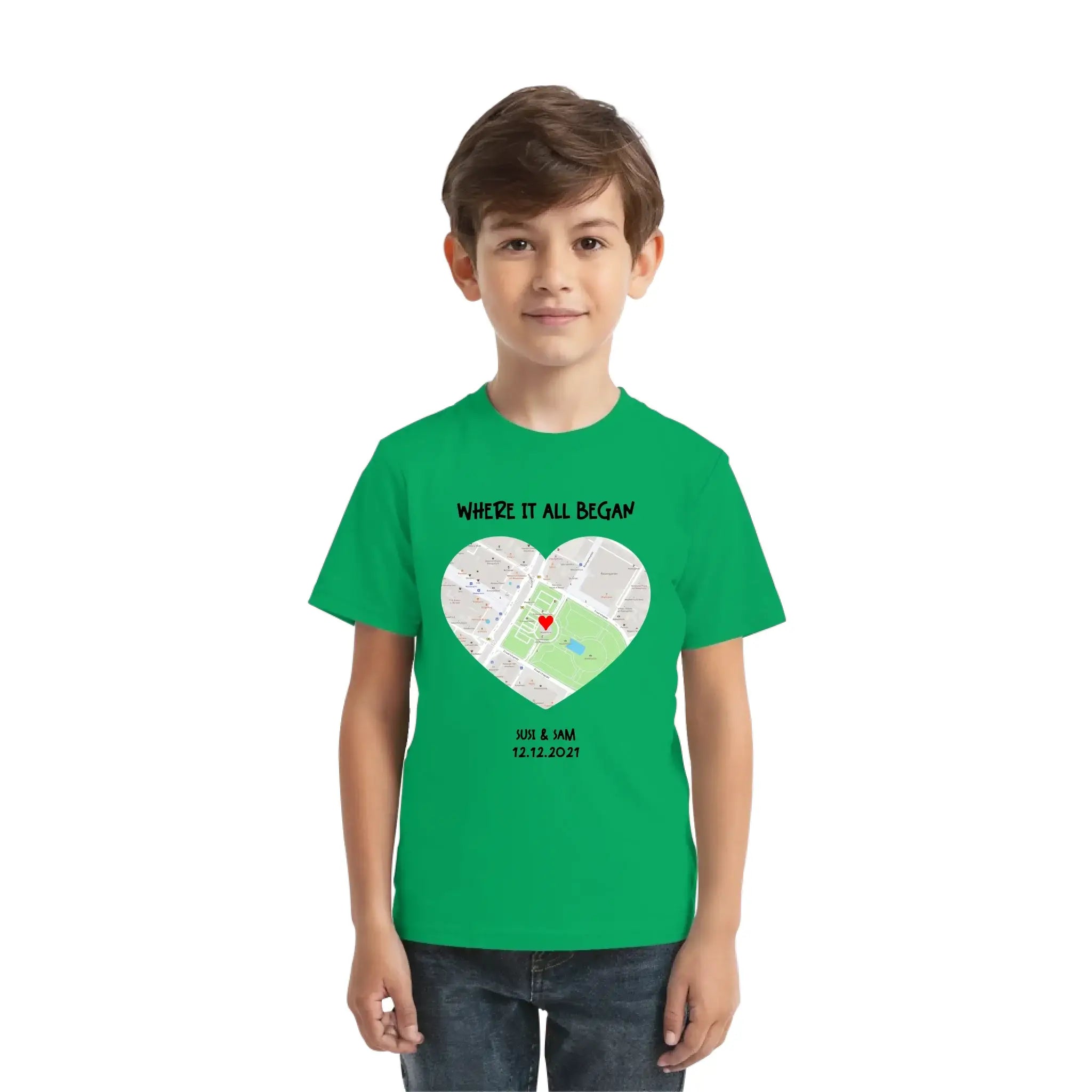 Straßenkarte Herz • mehrere Artikel • ’Statement-Collection’ • Wunschtext • Mein Motiv - personalisierbare Motive