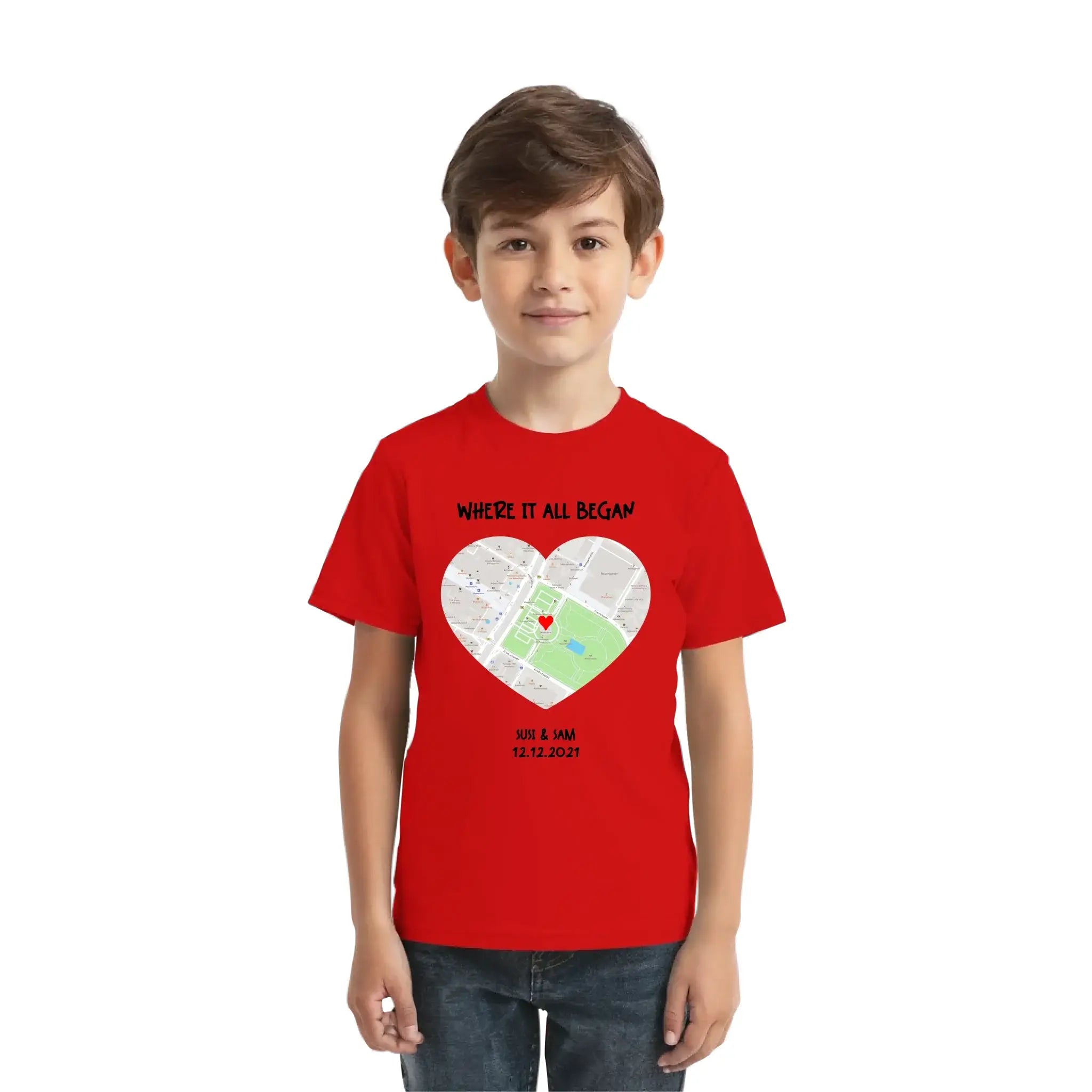 Straßenkarte Herz • mehrere Artikel • ’Statement-Collection’ • Wunschtext • Mein Motiv - personalisierbare Motive