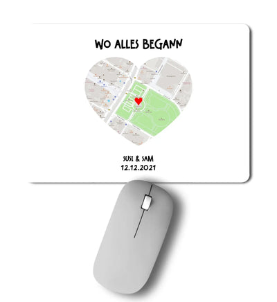 Straßenkarte Herz • mehrere Artikel • "Statement-Collection" • Wunschtext • Mein Motiv