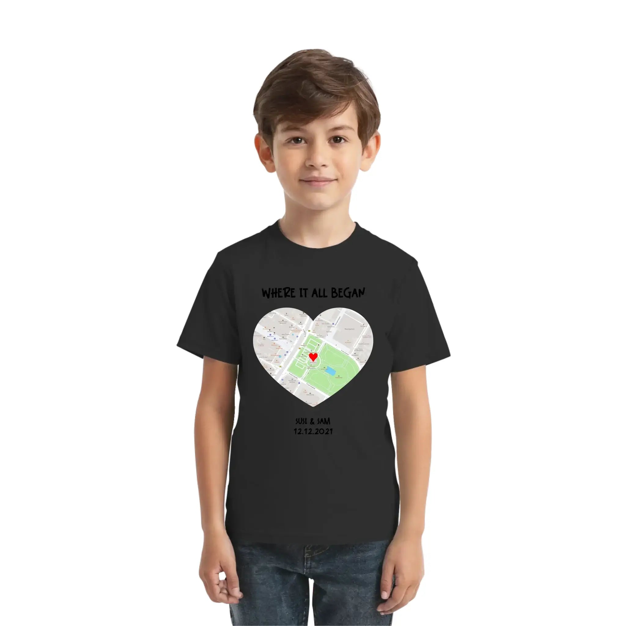 Straßenkarte Viereck • mehrere Artikel • ’Statement-Collection’ • Wunschtext • Mein Motiv - personalisierbare Motive