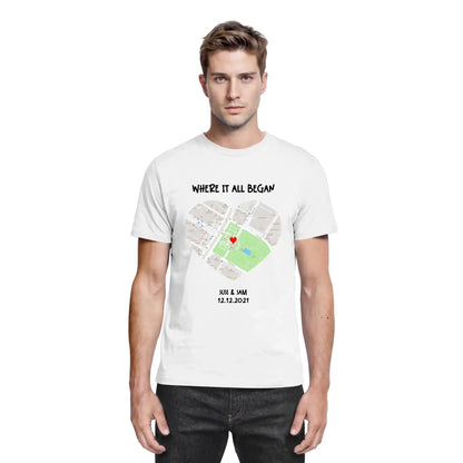 Straßenkarte Viereck • mehrere Artikel • ’Statement-Collection’ • Wunschtext • Mein Motiv - personalisierbare Motive