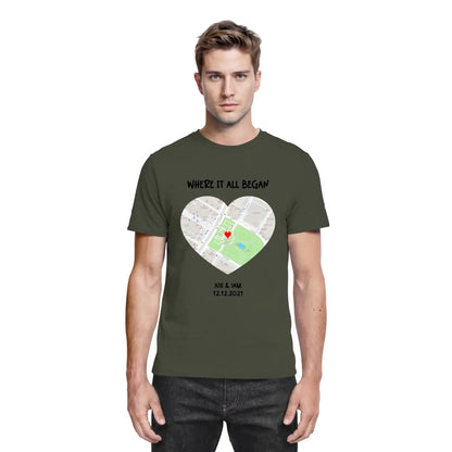 Straßenkarte Viereck • mehrere Artikel • ’Statement-Collection’ • Wunschtext • Mein Motiv - personalisierbare Motive