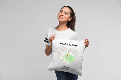 Straßenkarte Viereck • mehrere Artikel • ’Statement-Collection’ • Wunschtext • Mein Motiv - personalisierbare Motive