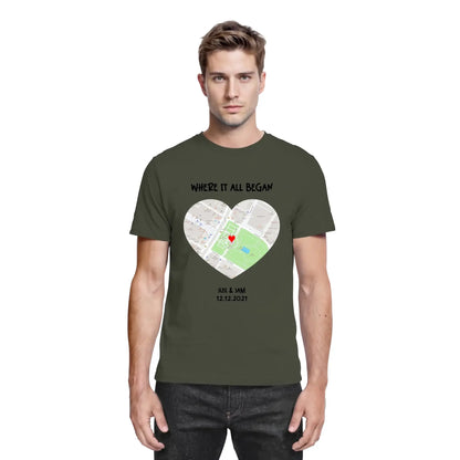 Straßenkarte Viereck • mehrere Artikel • ’Statement-Collection’ • Wunschtext • Mein Motiv - personalisierbare Motive