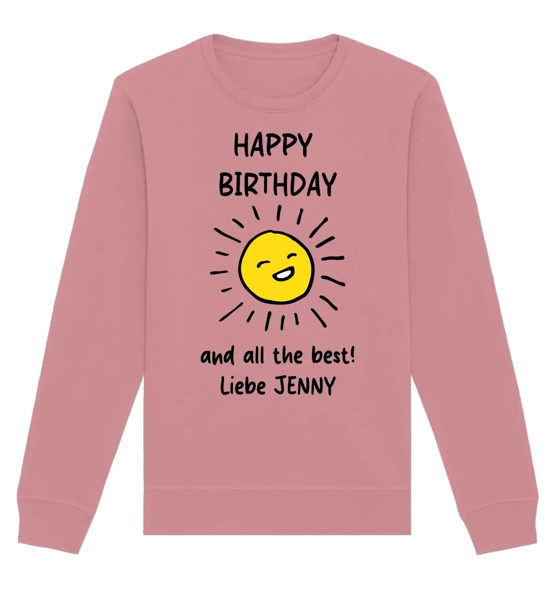 Straßenschild Wegweißer • mehrere Artikel • ’Statement-Collection’ • Wunschtext • Mein Motiv - Unisex Sweatshirt • Bio