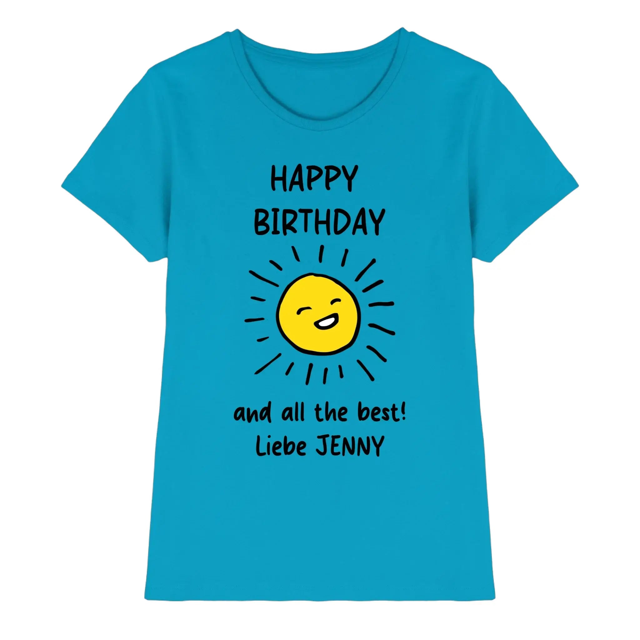 Straßenschild Wegweißer • mehrere Artikel • ’Statement-Collection’ • Wunschtext • Mein Motiv - Premium Damen T-Shirt