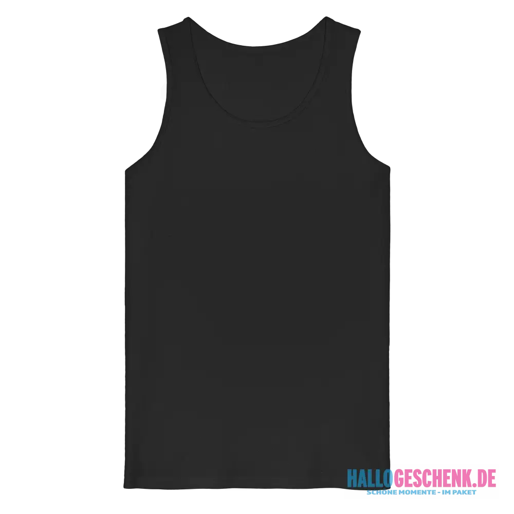 Summer Vibes personalisiertbar mit Wunschtext - Organic Tank Top - Black / S - Tank-Tops
