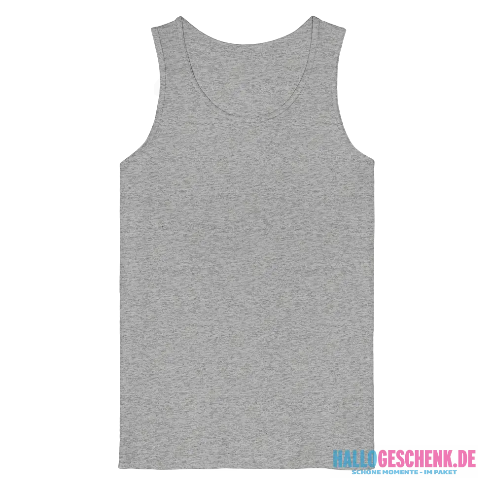 Summer Vibes personalisiertbar mit Wunschtext - Organic Tank Top - Heather Grey / S - Tank-Tops