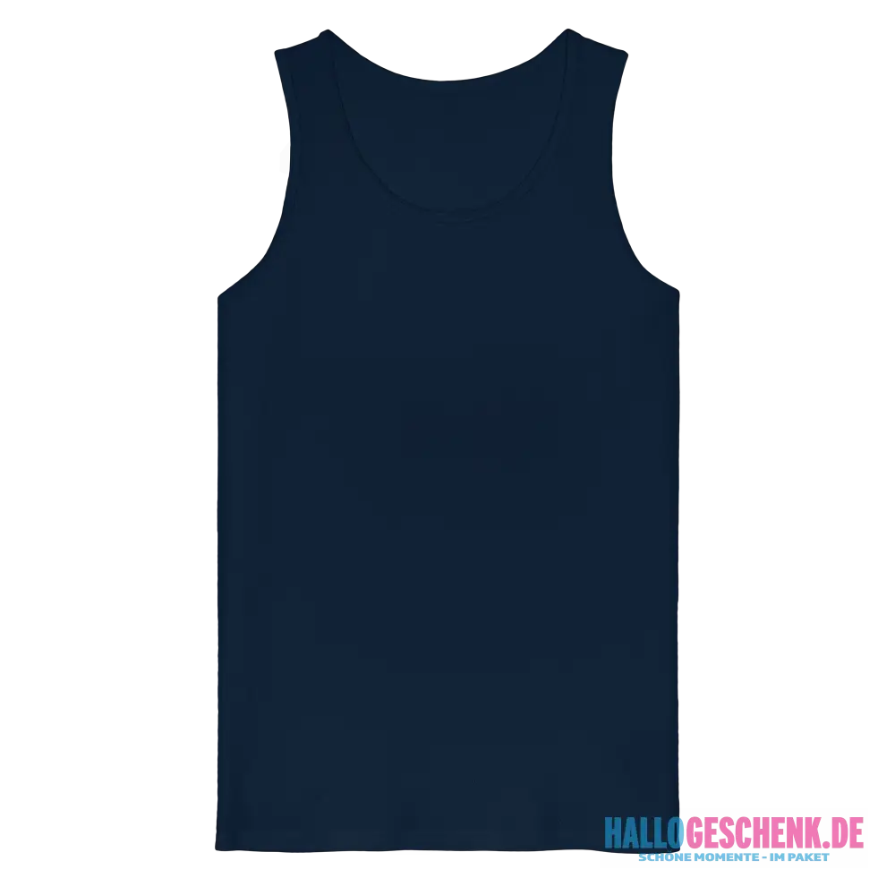 Summer Vibes personalisiertbar mit Wunschtext - Organic Tank Top - French Navy / S - Tank-Tops