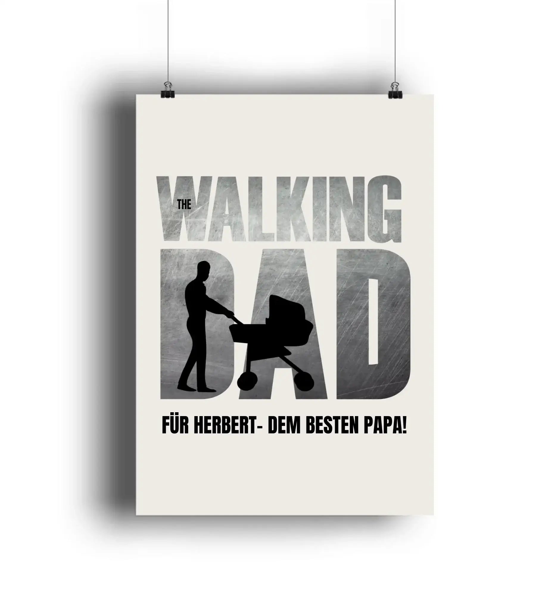 Superdad • mehrere Artikel • ’Statement-Collection’ • Wunschtext • Mein Motiv • Bester Papa • Vatertag - POSTER