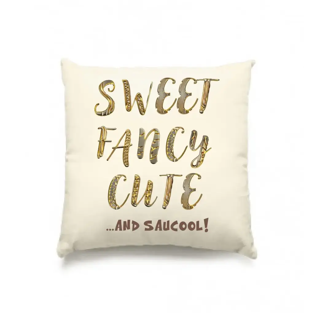 Sweet Fancy Cute • Kissen 40x40 cm • Exklusivdesign • personalisiert