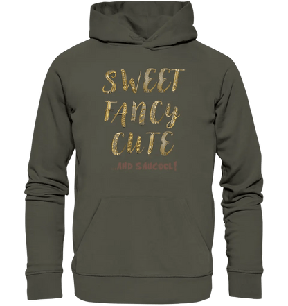 Sweet Fancy Cute • Unisex Premium Hoodie XS - 5XL aus Bio - Baumwolle für Damen & Herren • Exklusivdesign • personalisiert von HalloGeschenk.de