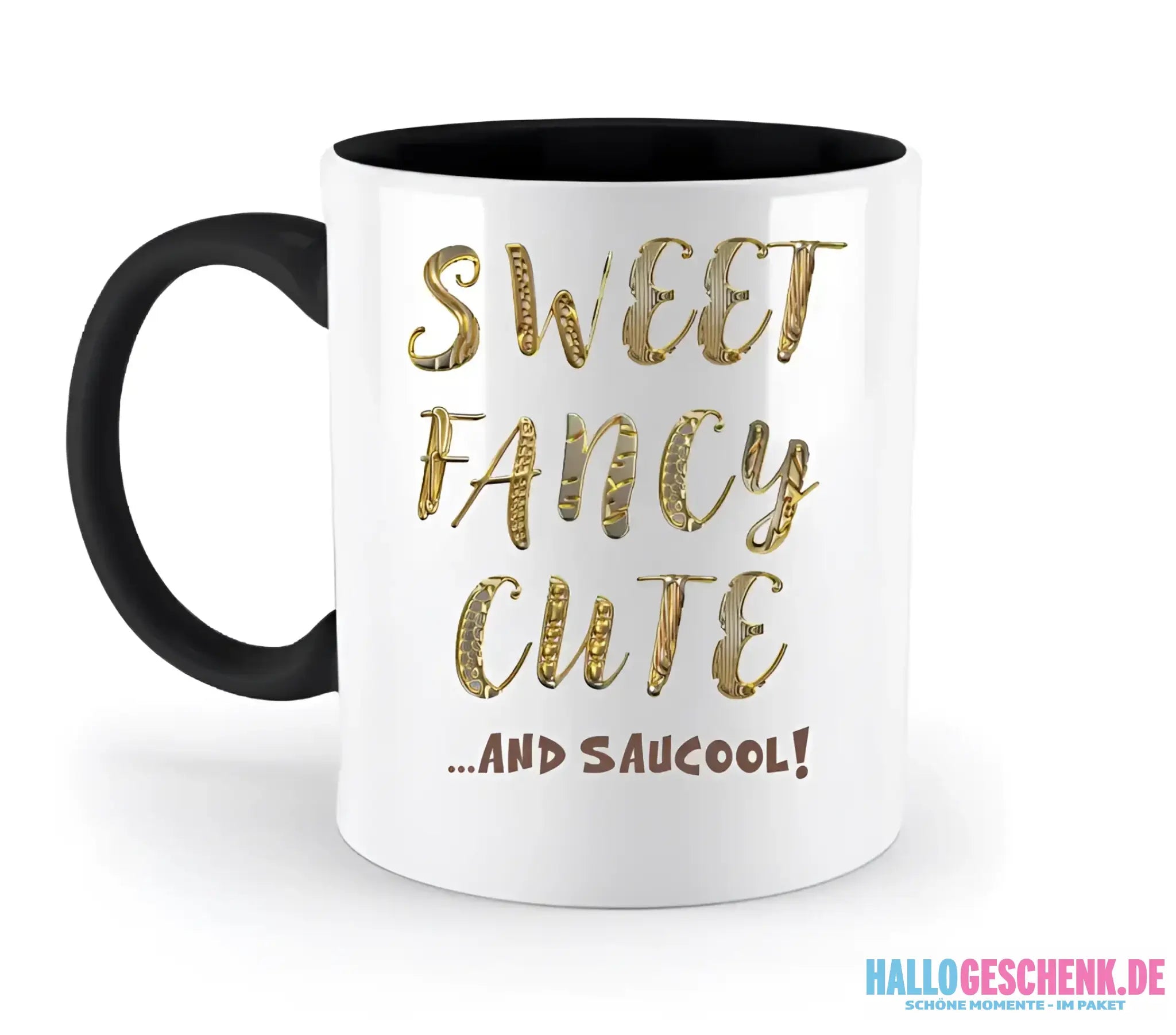 Sweet Fancy Cute • zweifarbige Tasse • Exklusivdesign • personalisiert