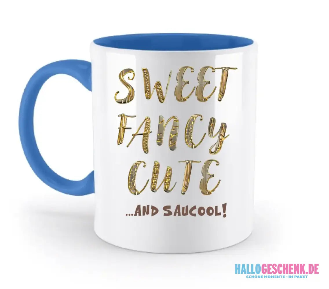Sweet Fancy Cute • zweifarbige Tasse • Exklusivdesign • personalisiert