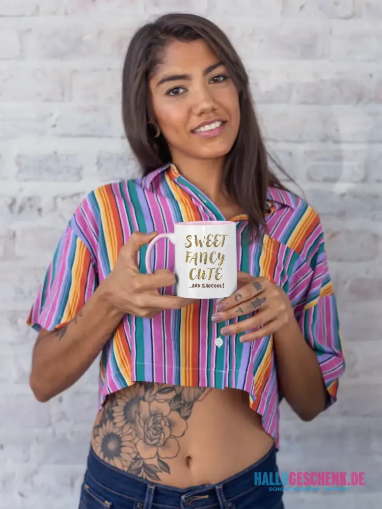 Sweet Fancy Cute • zweifarbige Tasse • Exklusivdesign • personalisiert