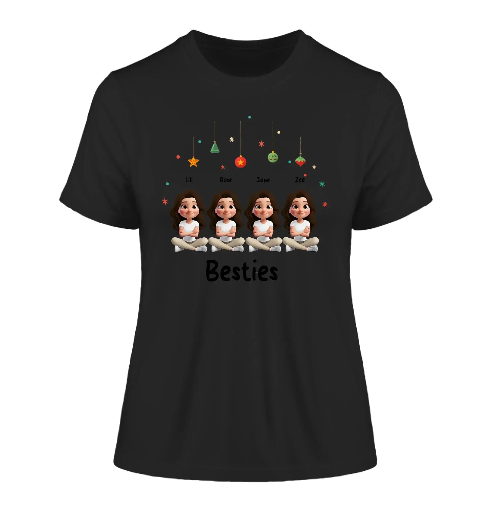 Sweet Girls: 1-4 Mädchen / Besties verfügbar (personalisierbare Figuren) • optional auch für X-mas Weihnachten