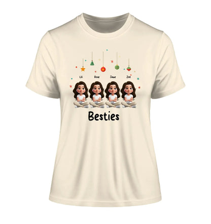 Sweet Girls: 1-4 Mädchen / Besties verfügbar (personalisierbare Figuren) • optional auch für X-mas Weihnachten