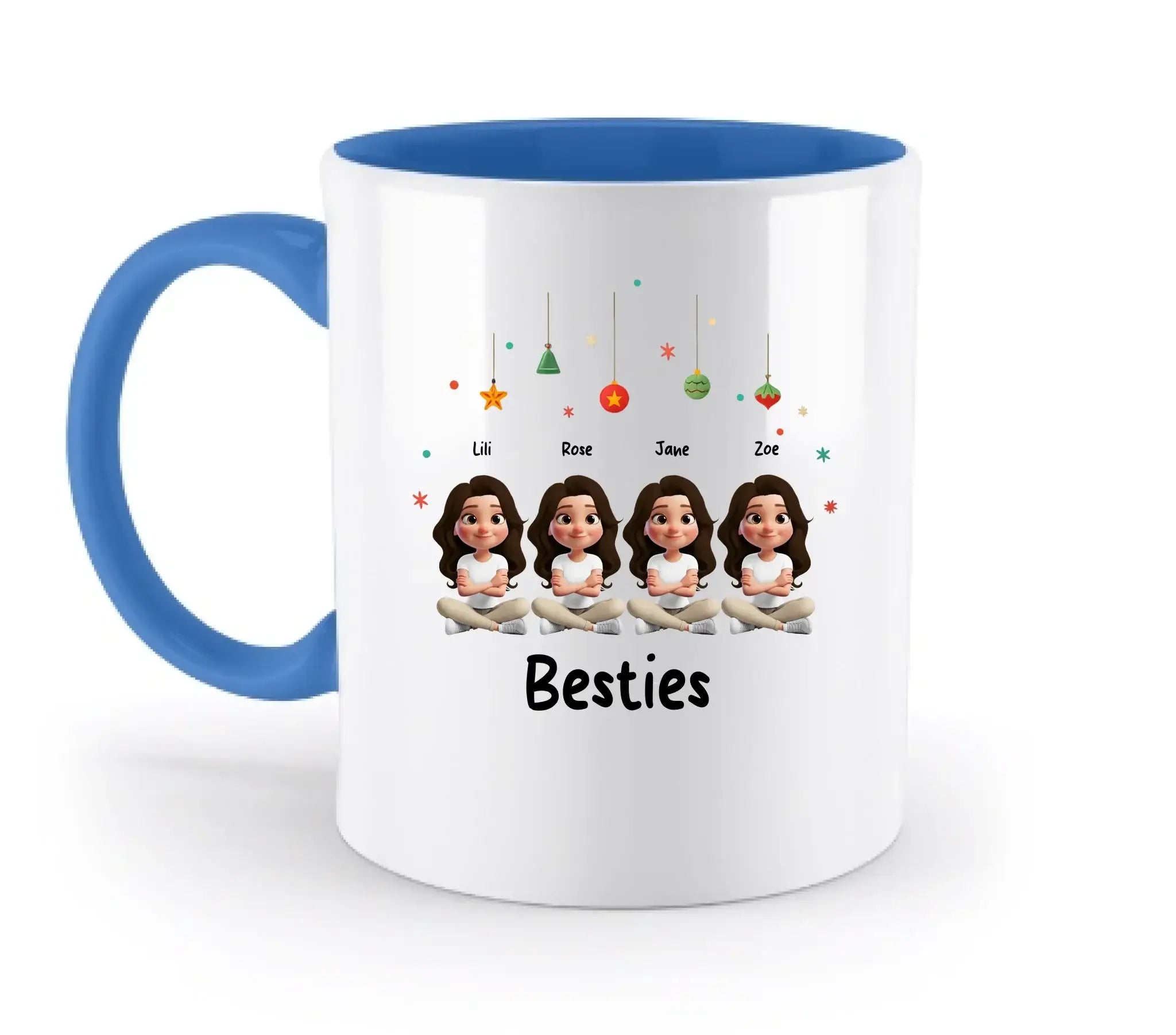 Sweet Girls: 1-4 Mädchen / Besties verfügbar (personalisierbare Figuren) • optional auch für X-mas Weihnachten