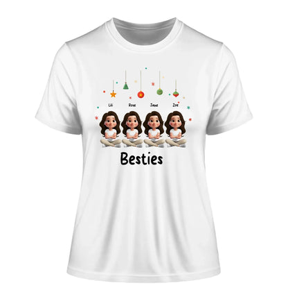 Sweet Girls: 1-4 Mädchen / Besties verfügbar (personalisierbare Figuren) • optional auch für X-mas Weihnachten