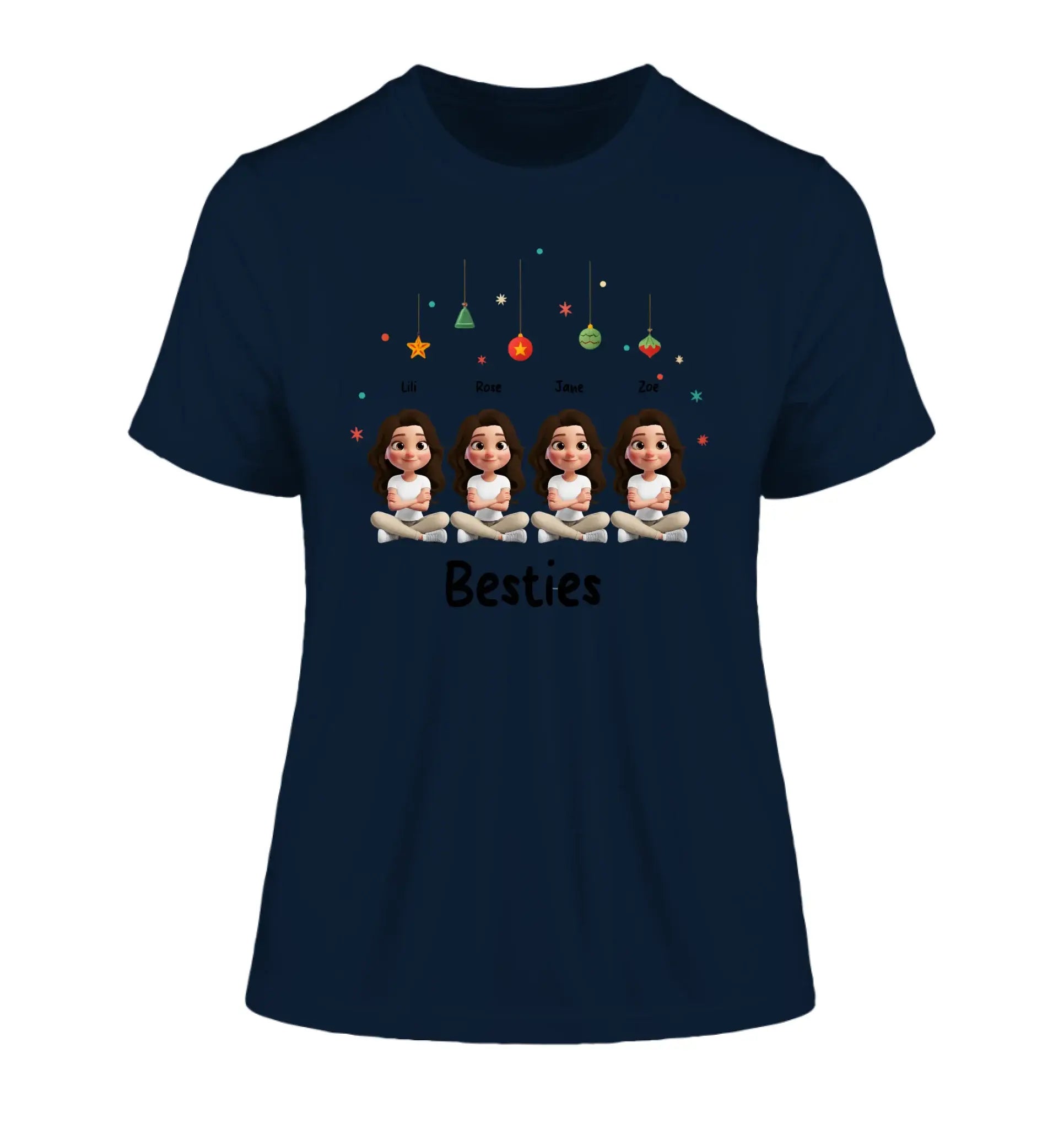 Sweet Girls: 1-4 Mädchen / Besties verfügbar (personalisierbare Figuren) • optional auch für X-mas Weihnachten