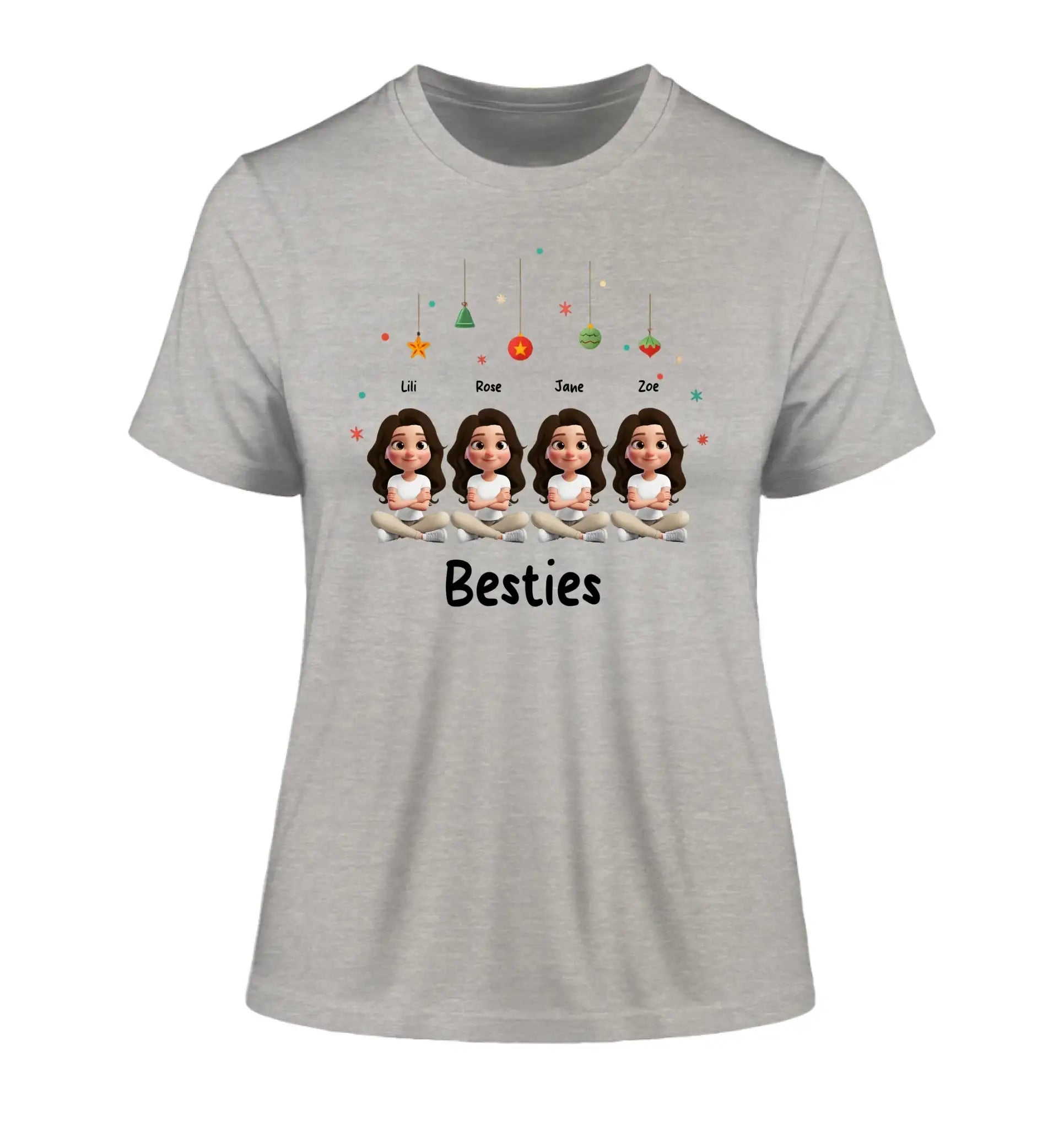 Sweet Girls: 1-4 Mädchen / Besties verfügbar (personalisierbare Figuren) • optional auch für X-mas Weihnachten