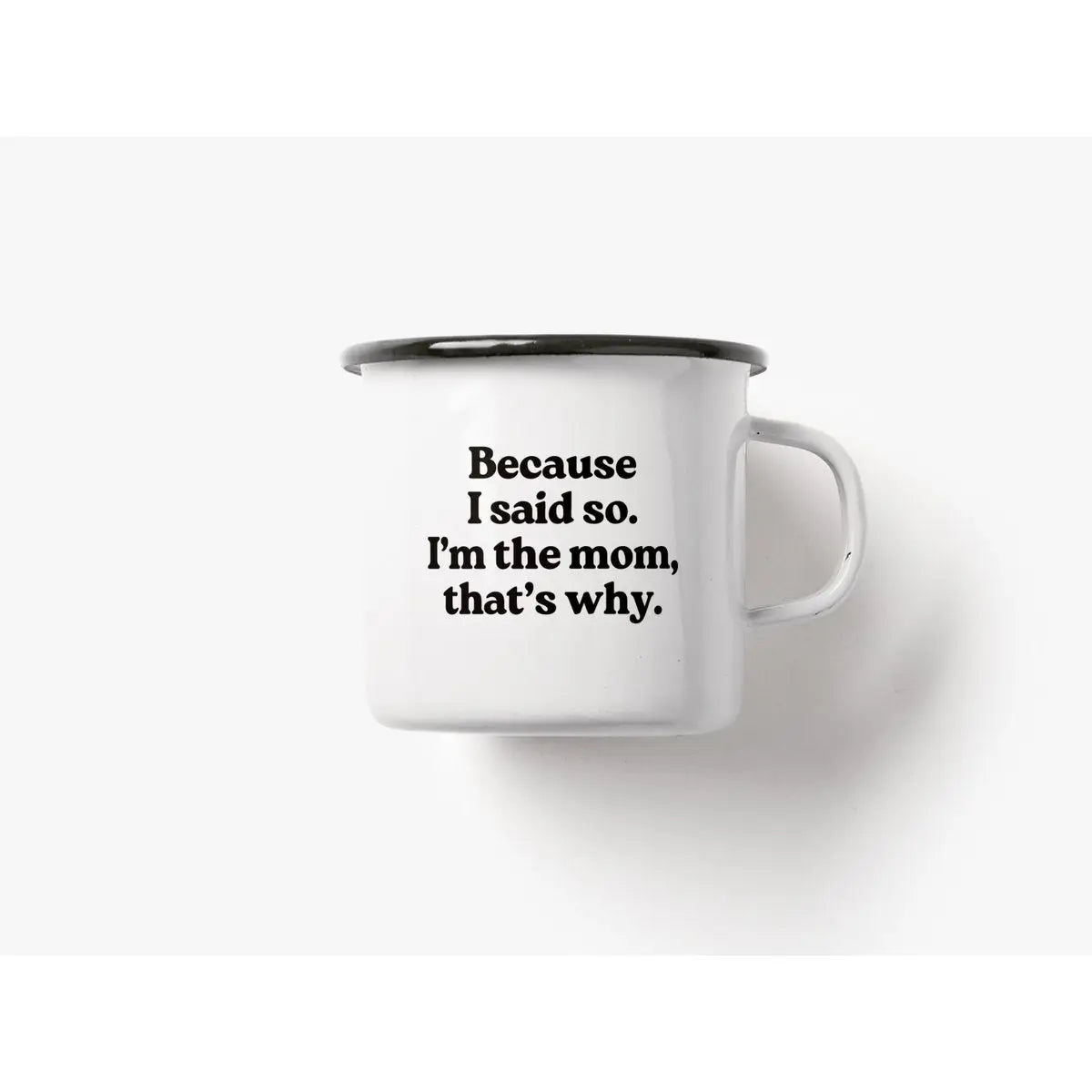 Tasse aus Emaille / I'm The Mom