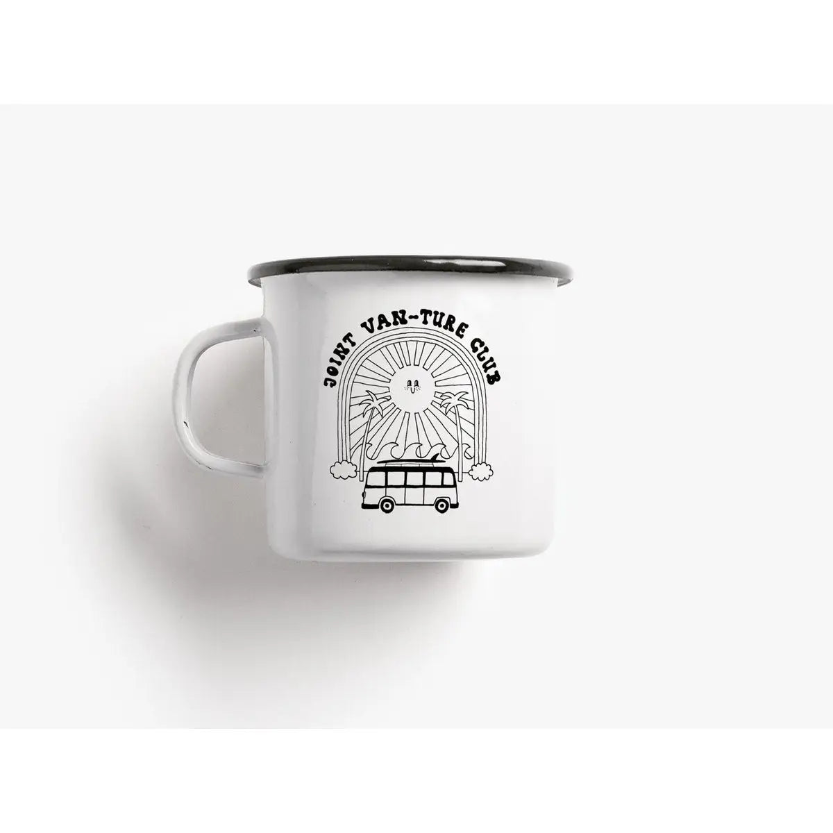 Tasse aus Emaille / Joint Vanture Club