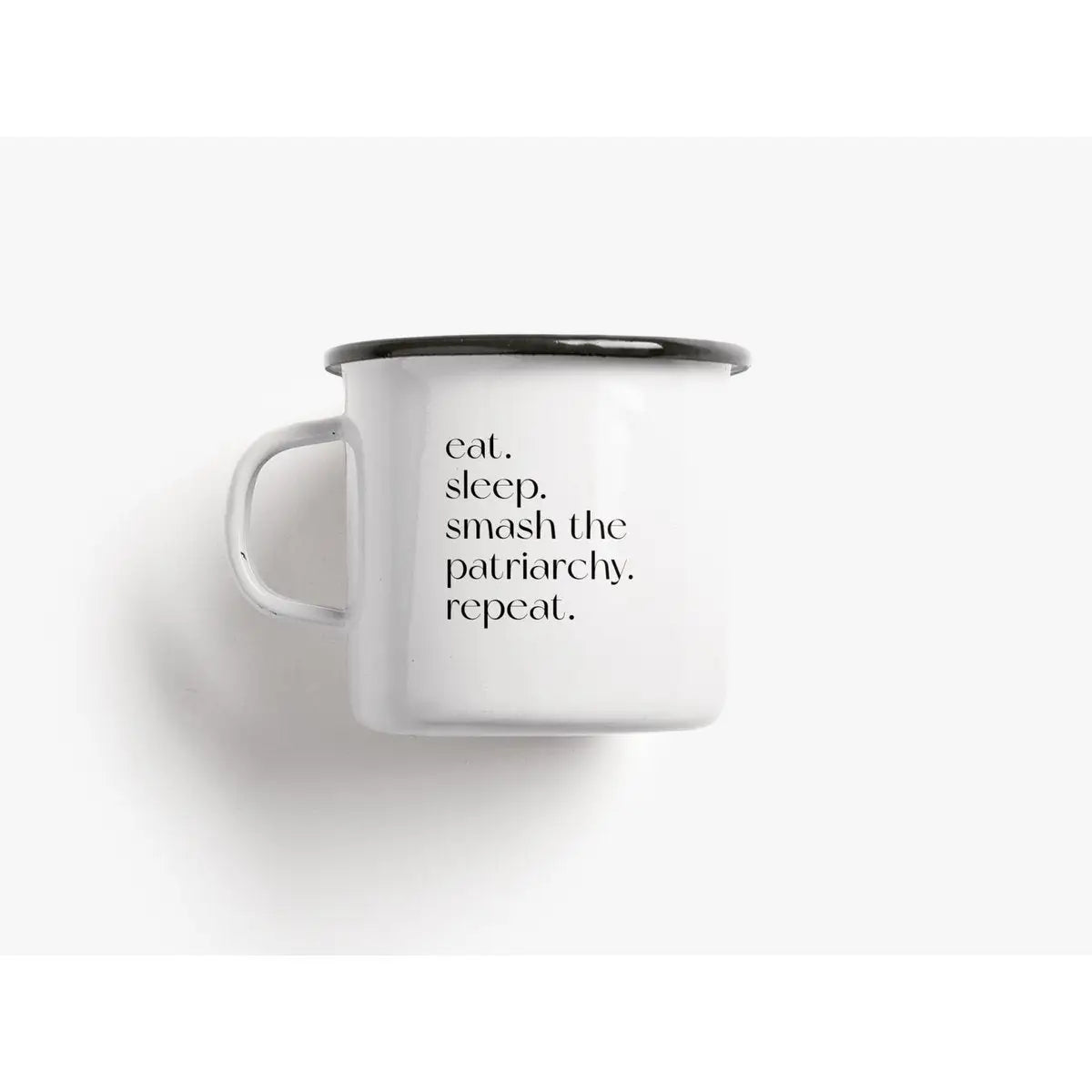 Tasse aus Emaille / Smash