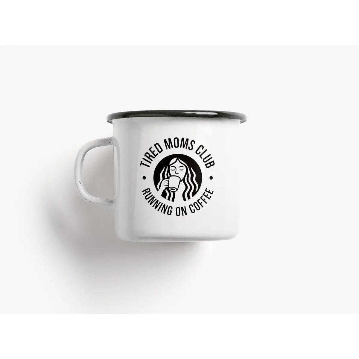 Tasse aus Emaille / Tired Moms